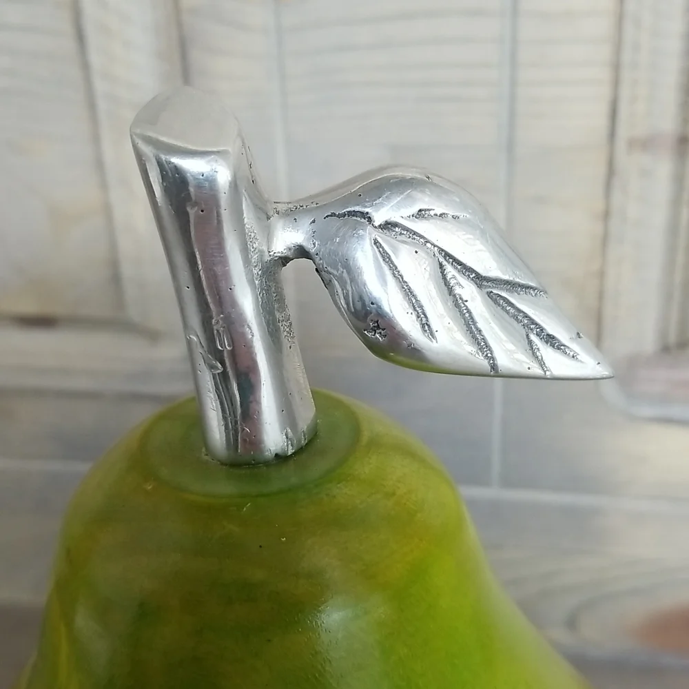 Wood Pear Decor